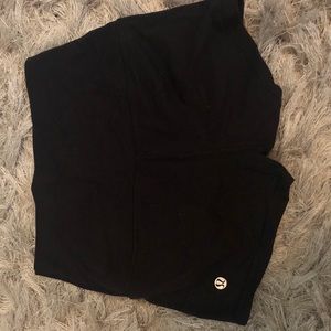 Black lululemon shorts